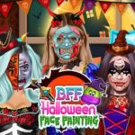 BFF Halloween Face Painting