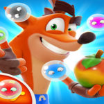 Crash Bandicoot And Frog Super Shooter Bubbles