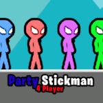 Party Stickman 4 Player