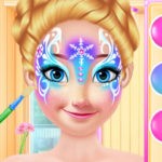 Princess Christmas Face Painting