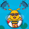 Swimming Bee